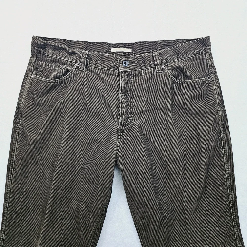 L.L.Bean Corduroy Pants Mens 40W‎ 29L Brown Standard Fit Preppy Academia Ivy